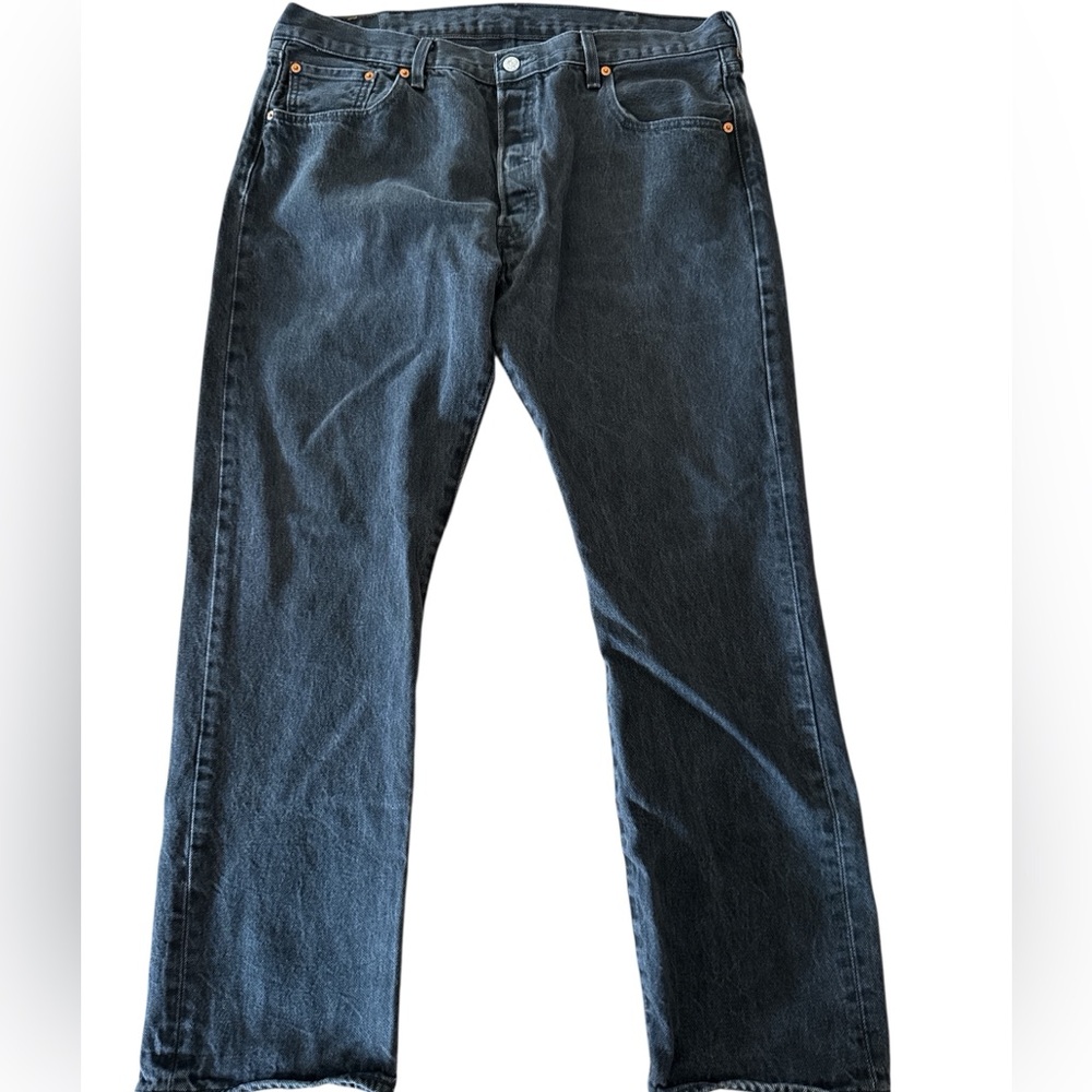 5 Men’s Levi’s 501 black 38x32 like New. FREE bracelet - Picture 4 of 5